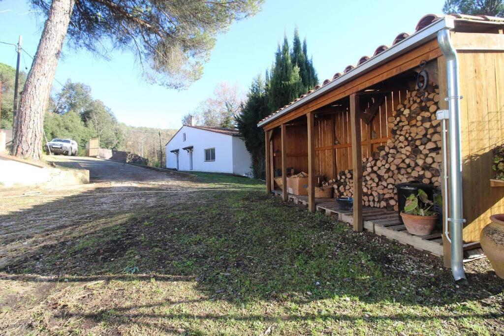 Casa Con Piscina Cerca De Girona Exterior foto