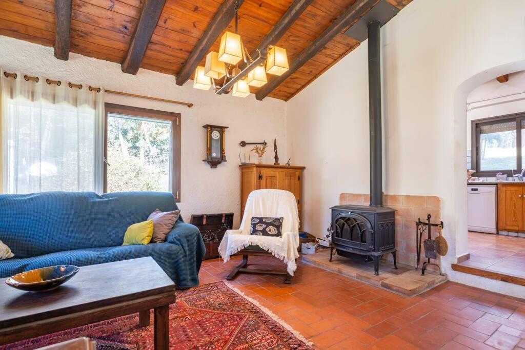Casa Con Piscina Cerca De Girona Exterior foto