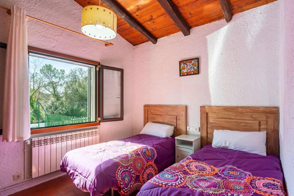 Casa Con Piscina Cerca De Girona Exterior foto